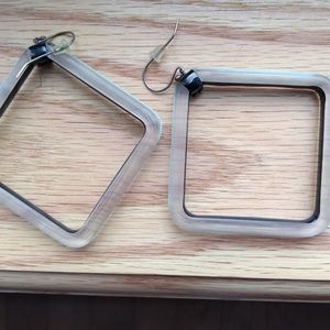 Alexis Bittar square hoops